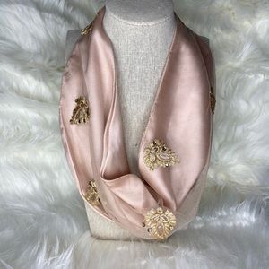 Glam necklace scarf